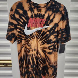 Custom Nike Bleach Dye T-Shirt